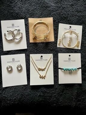 Madison Tyler NWT Jewelry Lot - Earrings Bracelets Necklace Sets
